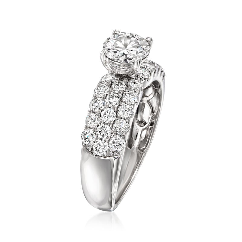 2.00 ct. t.w. Lab-Grown Diamond Ring in 14kt White Gold image number 2