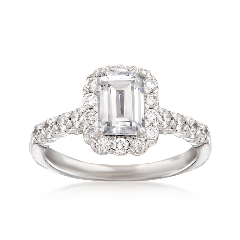 .67 ct. t.w. Diamond Engagement Ring Setting in 14kt White Gold image number 0