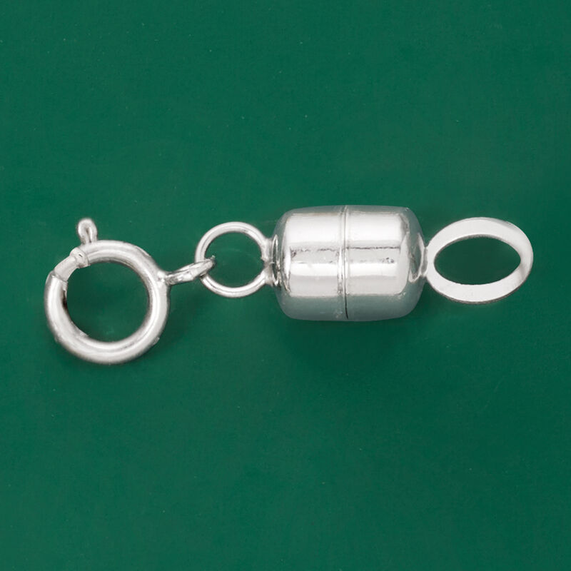Italian 14kt White Gold Magnetic Clasp Converter image number 4