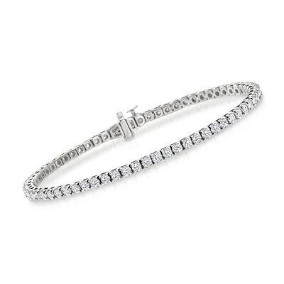 4.00 ct. t.w. Diamond Tennis Bracelet in 14kt White Gold