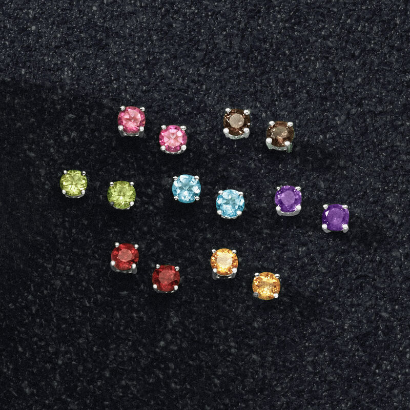 7.00 ct. t.w. Multi-Gemstone Jewelry Set: Seven Pairs of Stud Earrings in Sterling Silver  image number 10