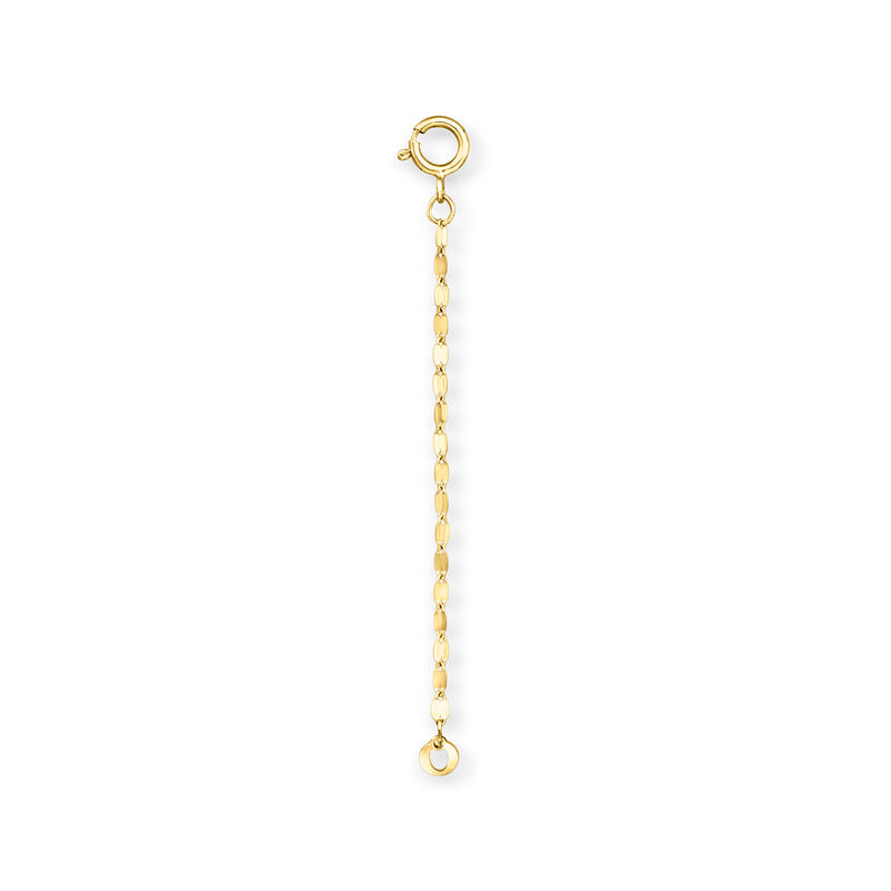 Italian 1.6mm 14kt Yellow Gold Lumachina-Chain Extender image number 0