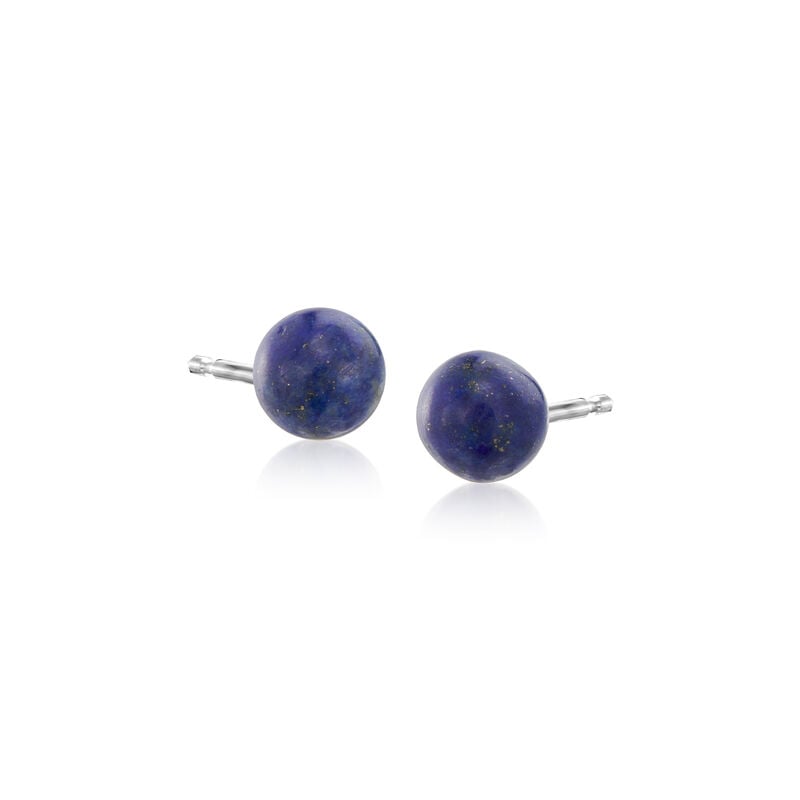 Multi-Gemstone Jewelry Set: Five Pairs of Stud Earrings in Sterling Silver  image number 2