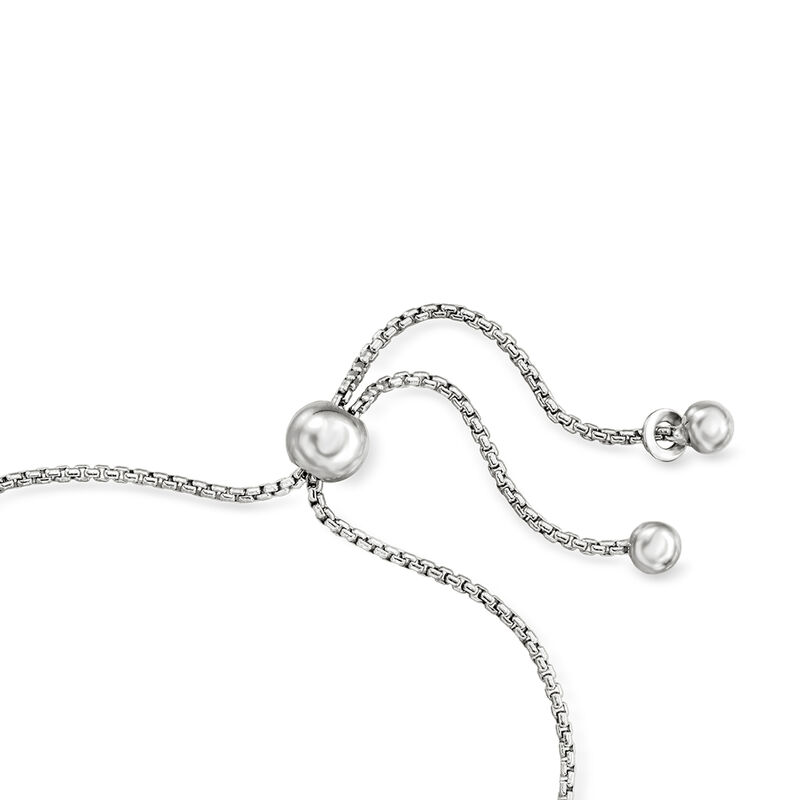 .49 ct. t.w. Simulated Multi-Gemstone Bolo Bracelet in Sterling Silver image number 2