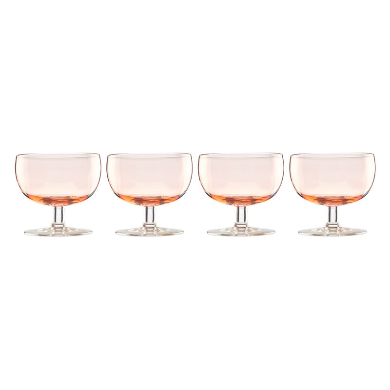 Lenox &quot;Valencia&quot; Set of 4 Peach Cocktail Glasses image number 0