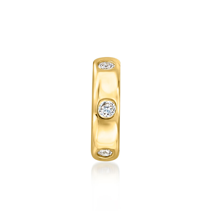 .20 ct. t.w. Lab-Grown Diamond Bead Charm in 18kt Gold Over Sterling  image number 1