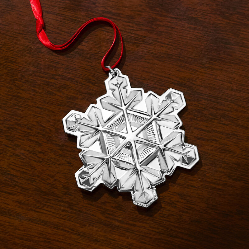 Gorham 2024 Annual Sterling Silver Snowflake Ornament - 55th Edition image number 1