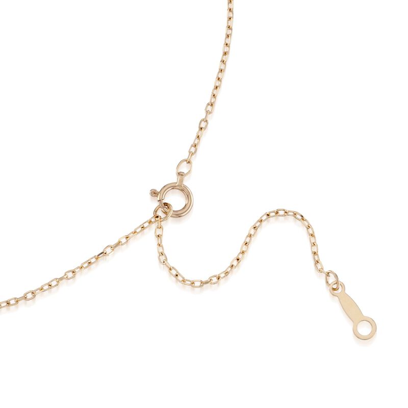 Mikimoto 6-6.5mm A+ Akoya Pearl Necklace with Diamond in 18kt Yellow Gold. 18&quot; image number 2