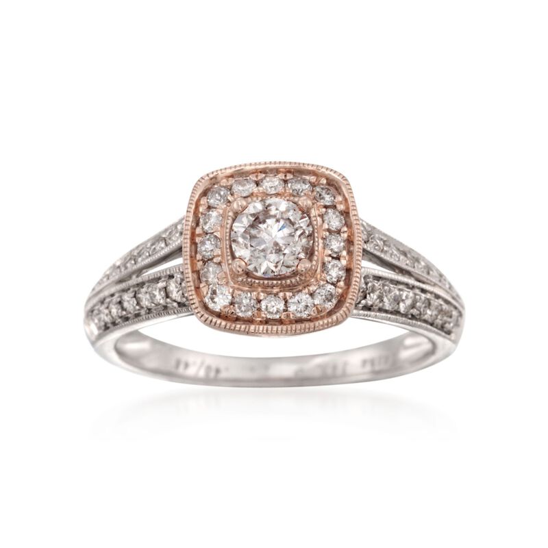 .88 ct. t.w. Diamond Engagement Ring in 14kt Two-Tone Gold image number 0