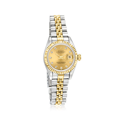 Pre-Owned Rolex Datejust Women's 26mm Automatic Stainless Steel and 18kt Yellow Gold Watch