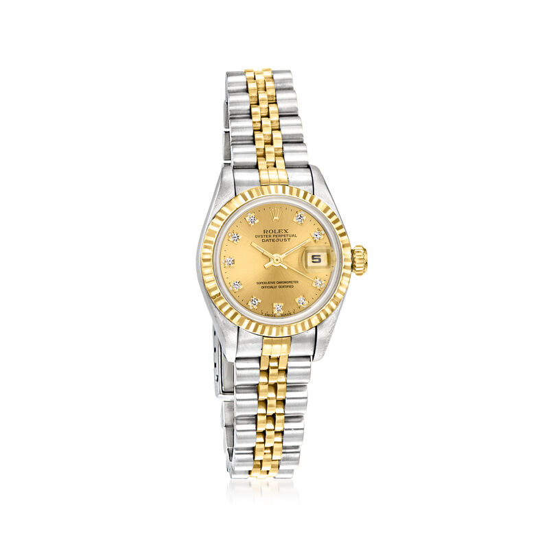 Pre-Owned Rolex Datejust Women's 26mm Automatic Stainless Steel and 18kt Yellow Gold Watch image number 0