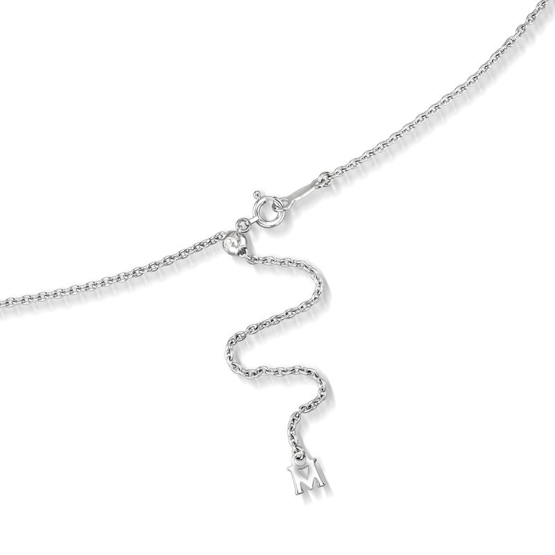 Mikimoto &quot;Japan&quot; 7.5mm A+ Akoya Pearl Adjustable Lariat Necklace in 18kt White Gold image number 2