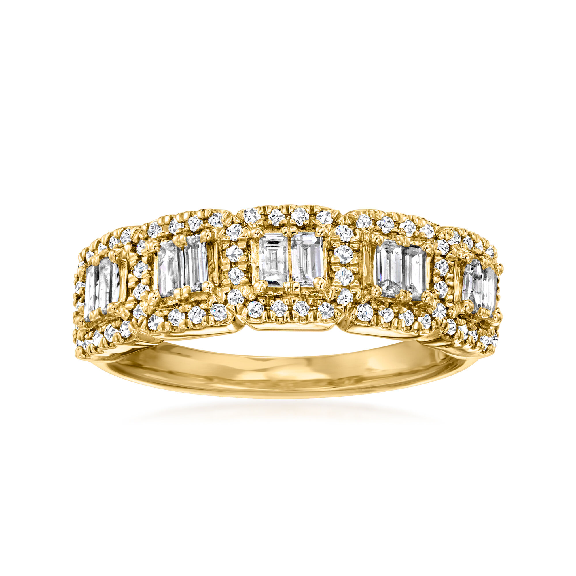 50 ct. t.w. Diamond Ring in 14kt Yellow Gold. Size 6 | Ross Simons