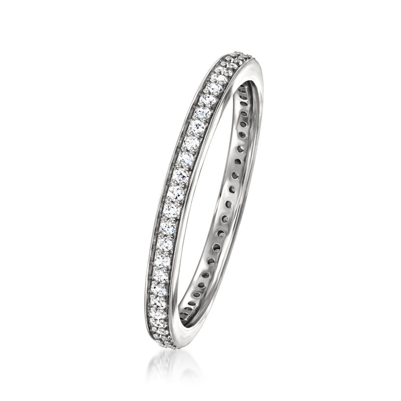 .25 ct. t.w. Lab-Grown Diamond Eternity Band in Sterling Silver image number 2