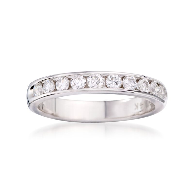 .50 ct. t.w. Diamond Wedding Ring in 14kt White Gold image number 0