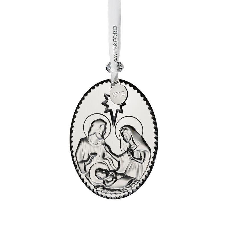 Waterford Crystal Nativity Ornament image number 0