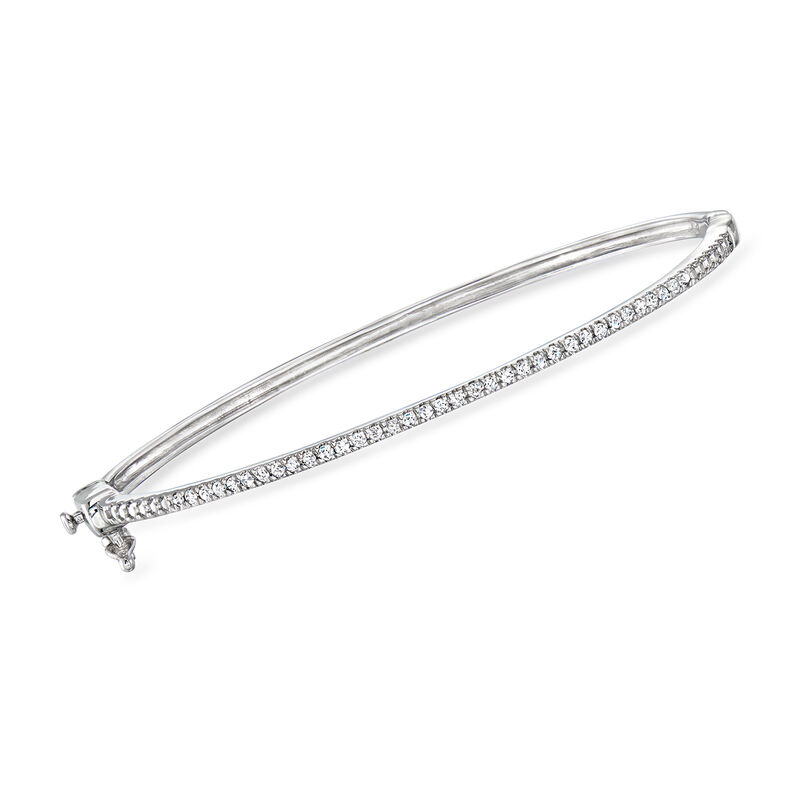.25 ct. t.w. Diamond Bangle Bracelet in Sterling Silver image number 0