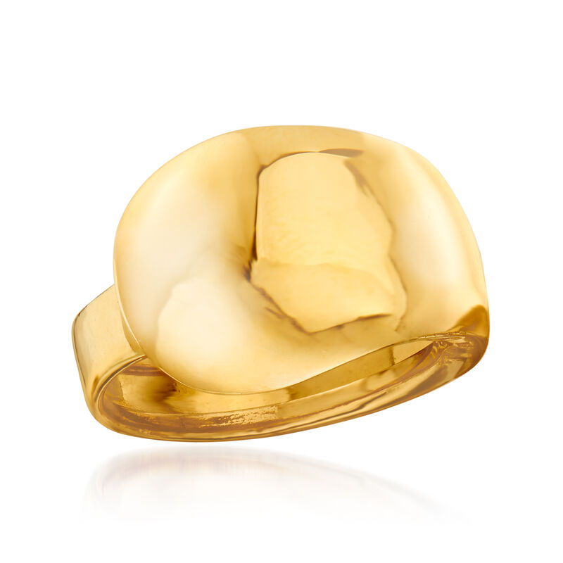 Italian 18kt Yellow Gold Ring image number 3
