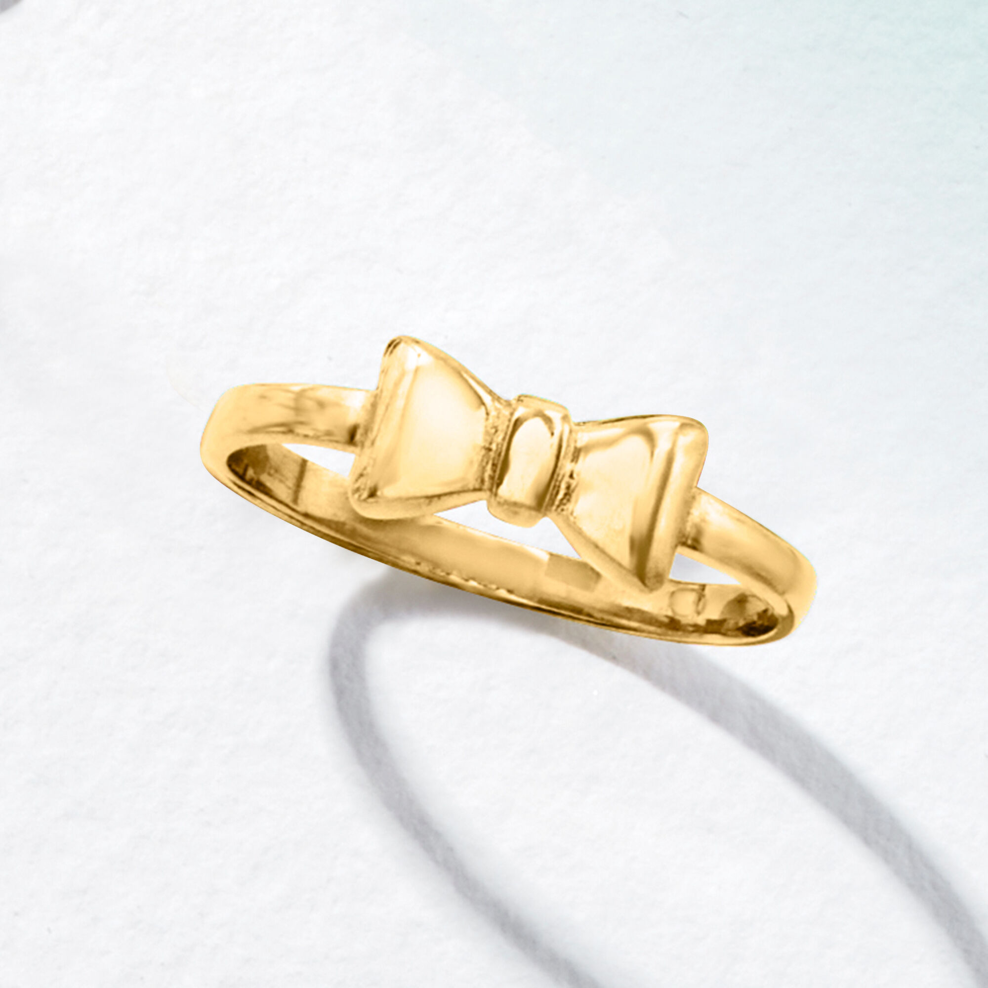 10kt Yellow Gold Bow Tie Ring
