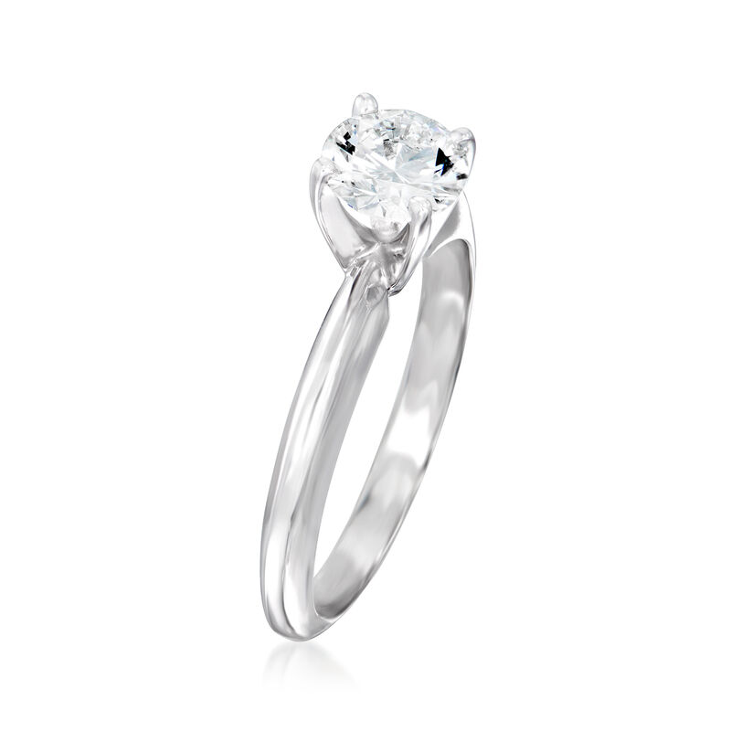 .73 Carat Certified Diamond Solitaire Ring in 14kt White Gold image number 2