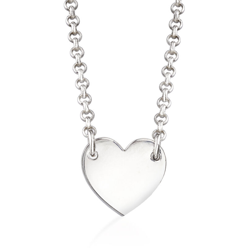 Sterling Silver Jewelry Set: Three Generations Heart Necklaces image number 3