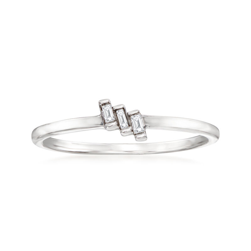 Diamond-Accented Ring in Sterling Silver image number 0