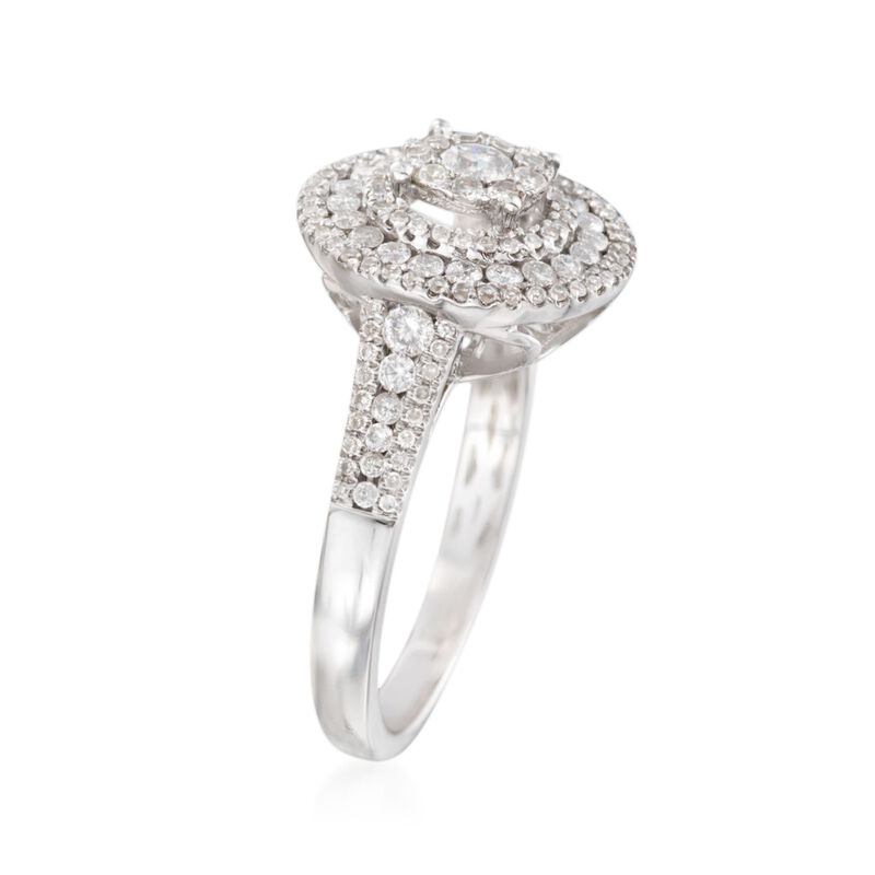 1.00 ct. t.w. Diamond Round Ring in 14kt White Gold image number 2