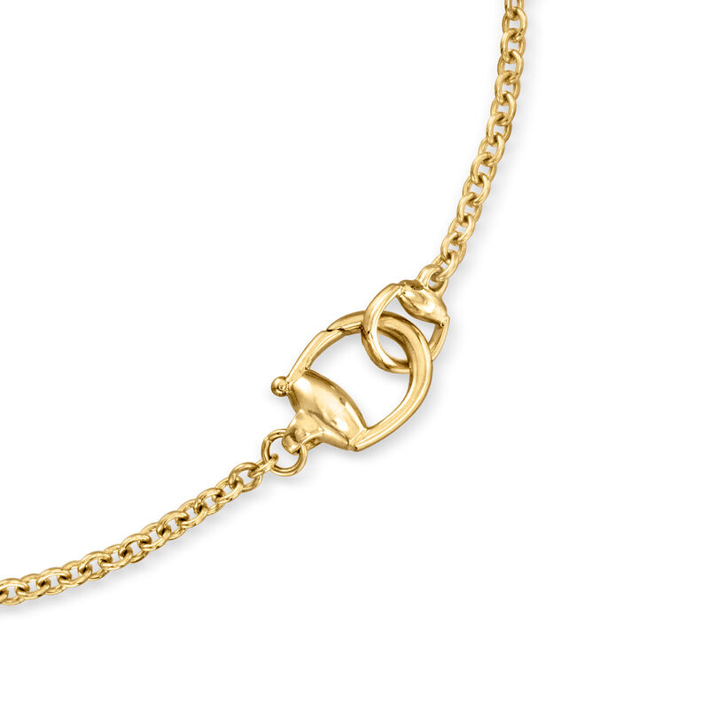 C. 2000 Vintage Gucci 26.25 ct. t.w. Garnet and 15.25 ct. t.w. Smoky Quartz Drop Necklace in 18kt Yellow Gold. 19.25" image number 2