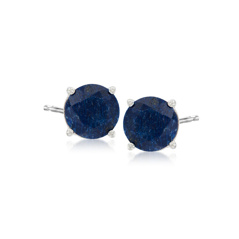 12.00 ct. t.w. Multi-Gemstone Jewelry Set: Three Pairs of Stud Earrings in Sterling Silver  image number 2