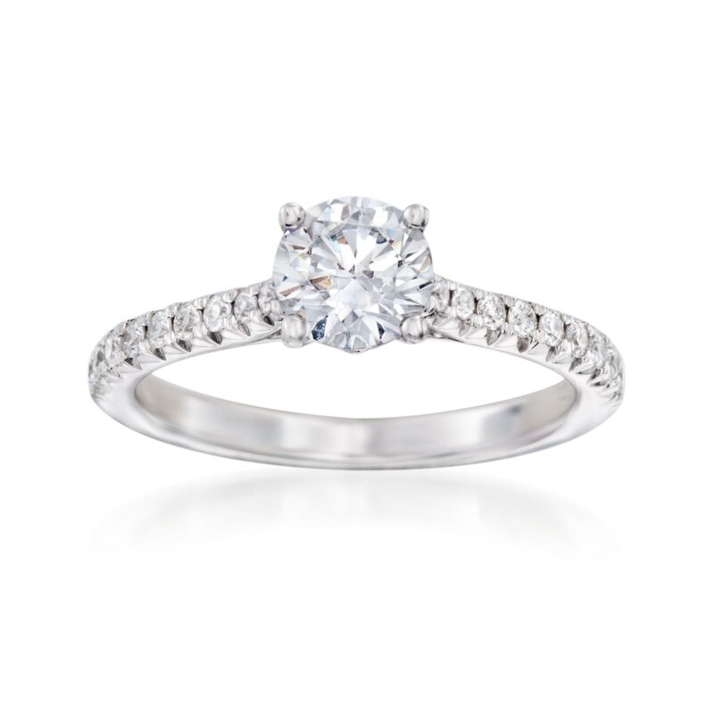 .23 ct. t.w. Diamond Engagement Setting in 14kt White Gold image number 0