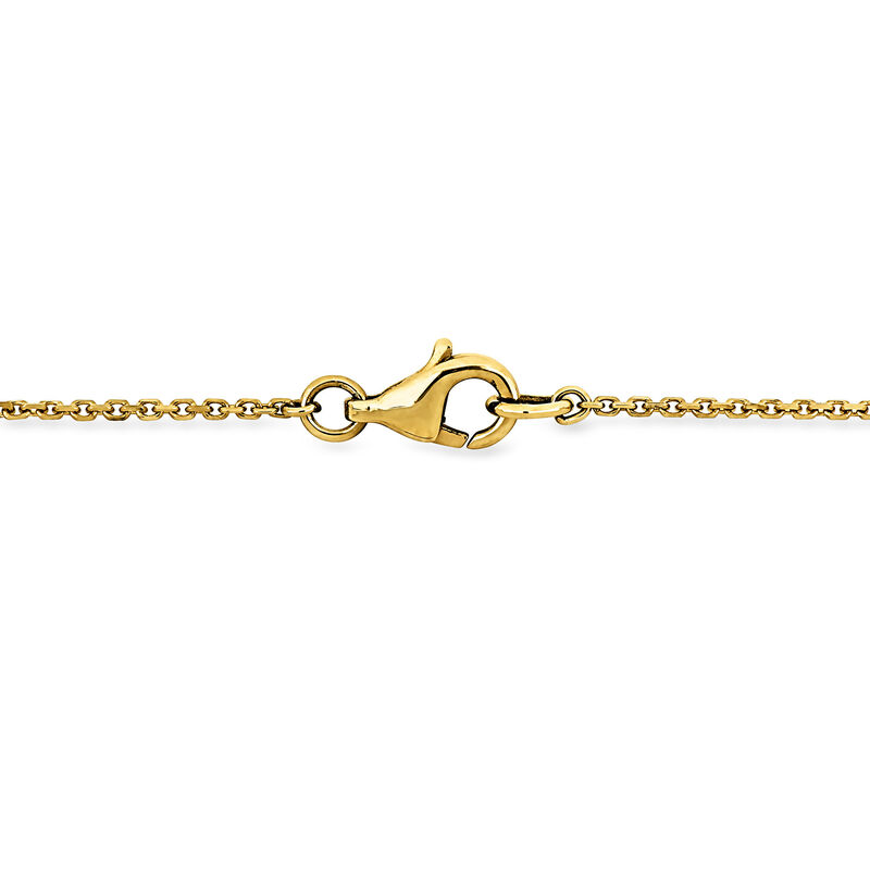 .25 ct. t.w. Black Diamond Eternity Circle Necklace in 14kt Yellow Gold. 17" image number 2