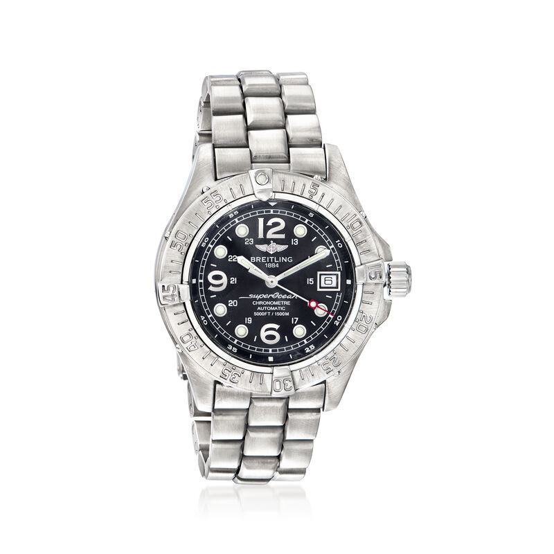 Pre-Owned Breitling Superocean Steelfish Men's 42mm Stainless Steel Watch image number 0