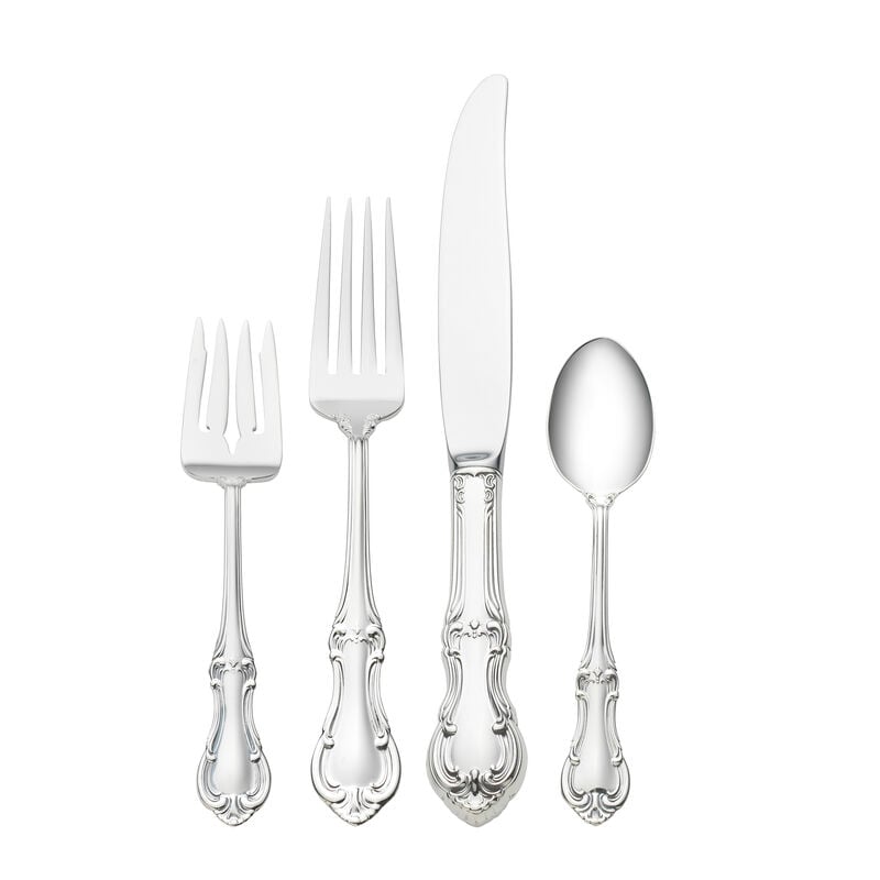 Joan of Arc Sterling Silver Dinner Setting Flatware image number 1