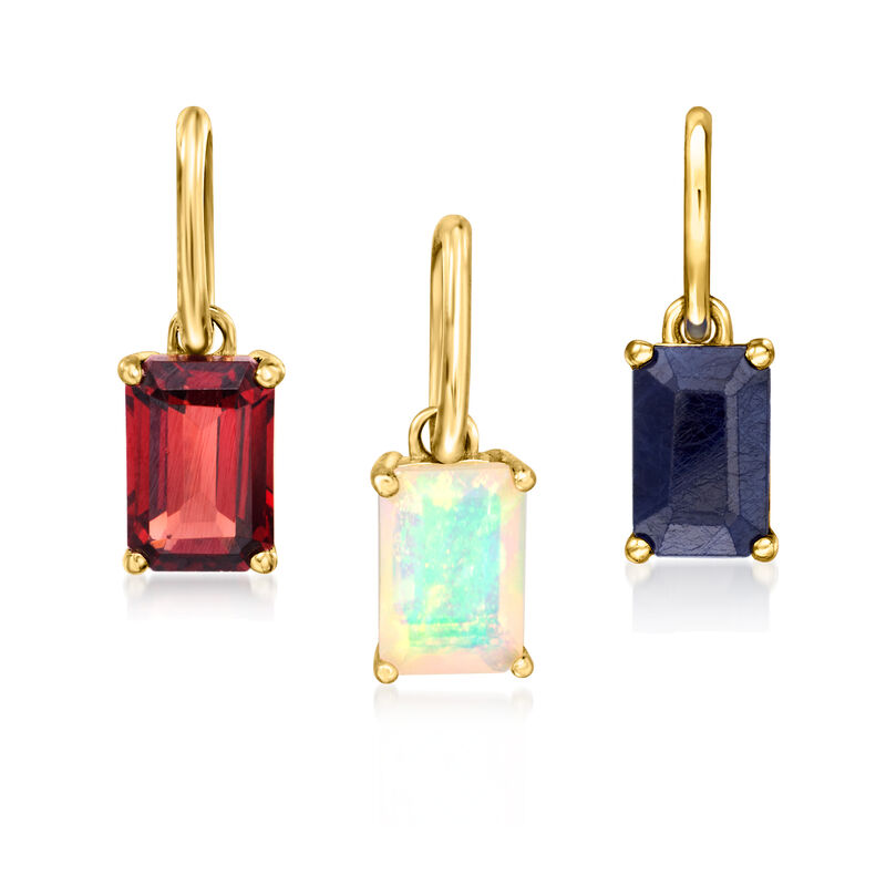 Birthstone Pendant in 10kt Yellow Gold image number 0