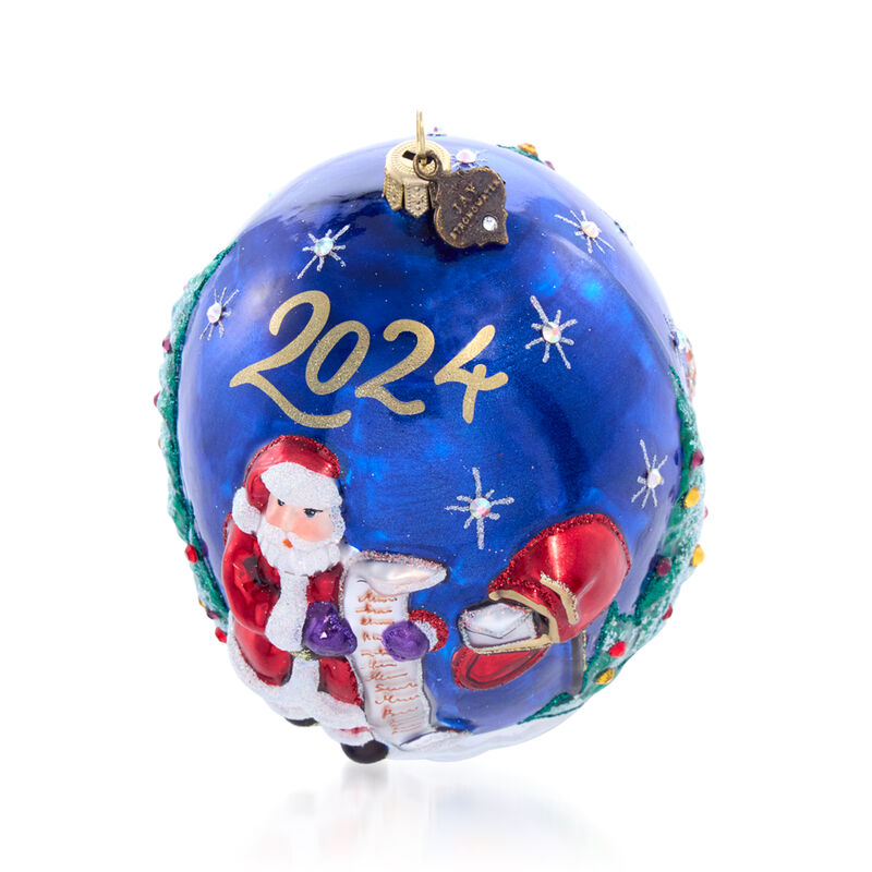 Jay Strongwater &quot;Christmas Delivery&quot; Glass Ornament image number 4