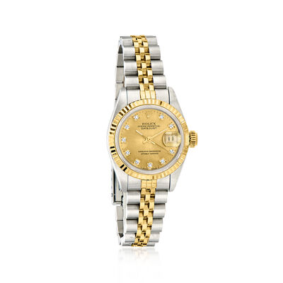 Pre-Owned Rolex Datejust Women's 26mm Automatic Stainless Steel and 18kt Yellow Gold Watch