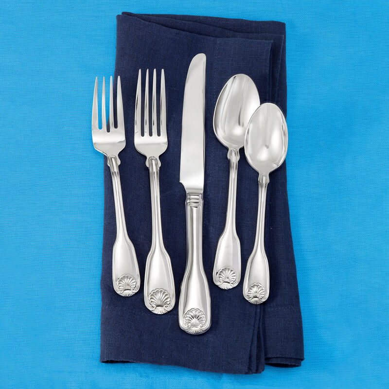 Reed & Barton &quot;Colonial Shell II&quot; 18/10 Stainless Steel Flatware image number 4