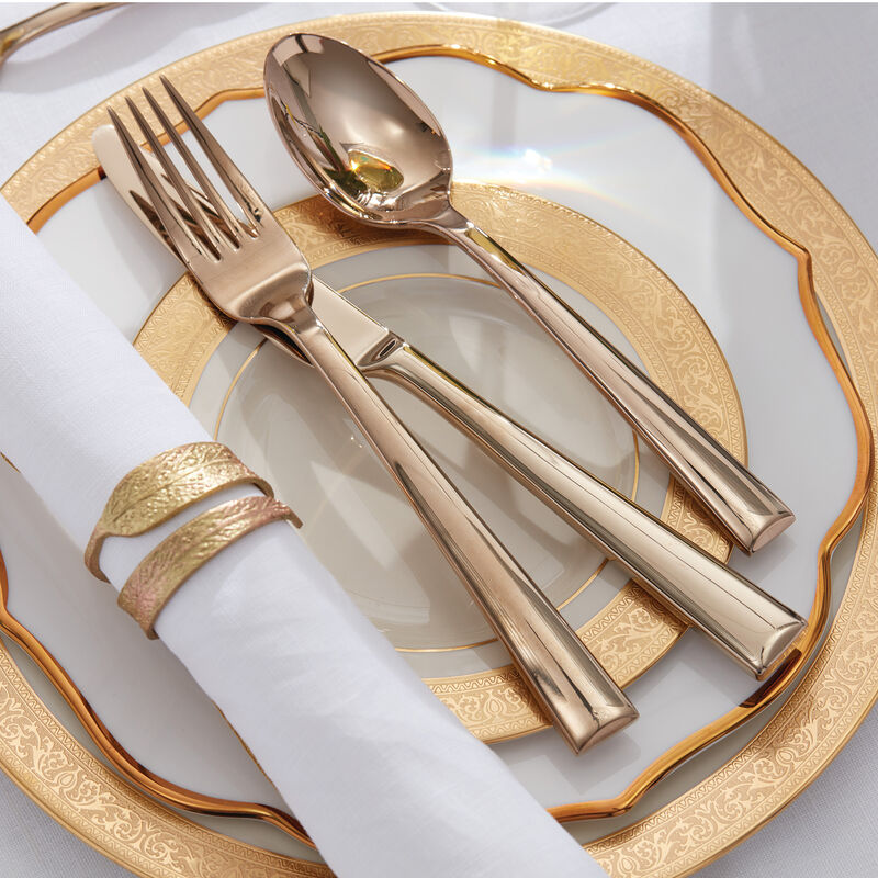 Lenox "Colebrook" Champagne 5-pc. 18/10 Stainless Steel Place Setting image number 14