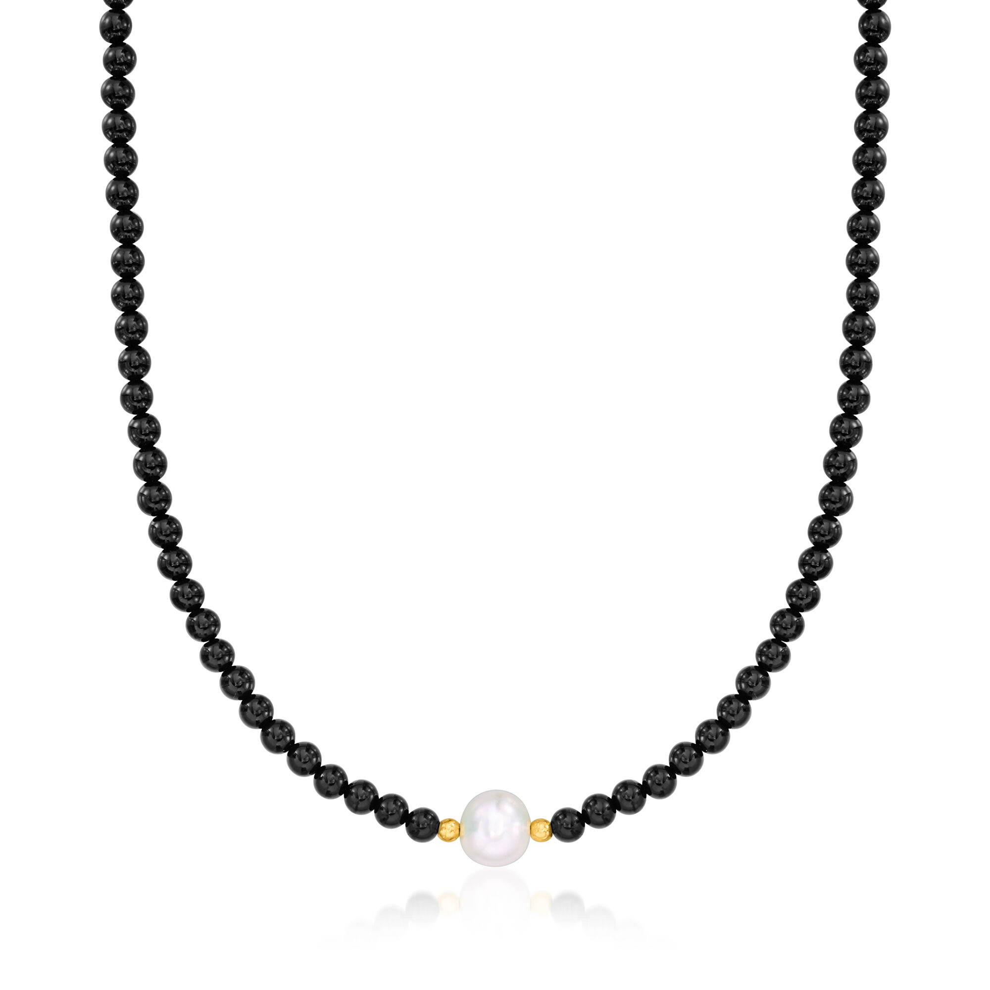 ネックレス・ペンダント LOVE ME MONSTER Pearl & Onyx Mix Necklace 5BFM074 Necklaces - Monster