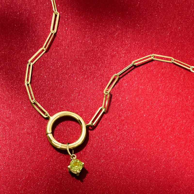 Birthstone Charm in 14kt Yellow Gold image number 2