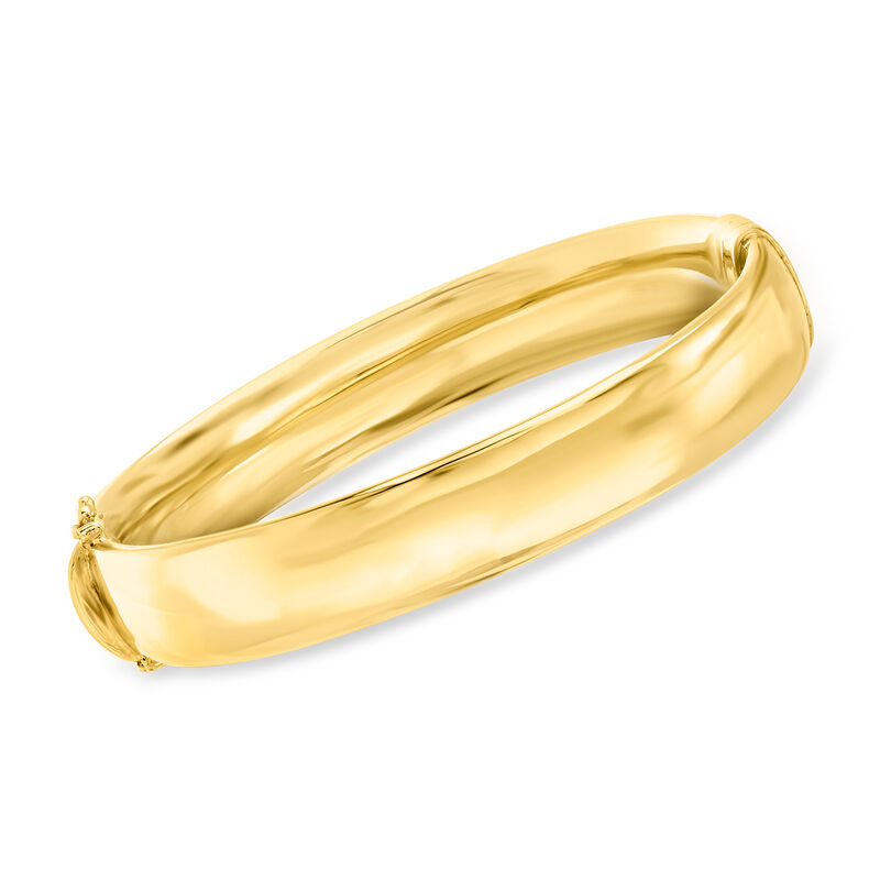 &quot;Downcity Stack&quot; Set of Five Bangle Bracelets in 18kt Gold Over Sterling image number 5
