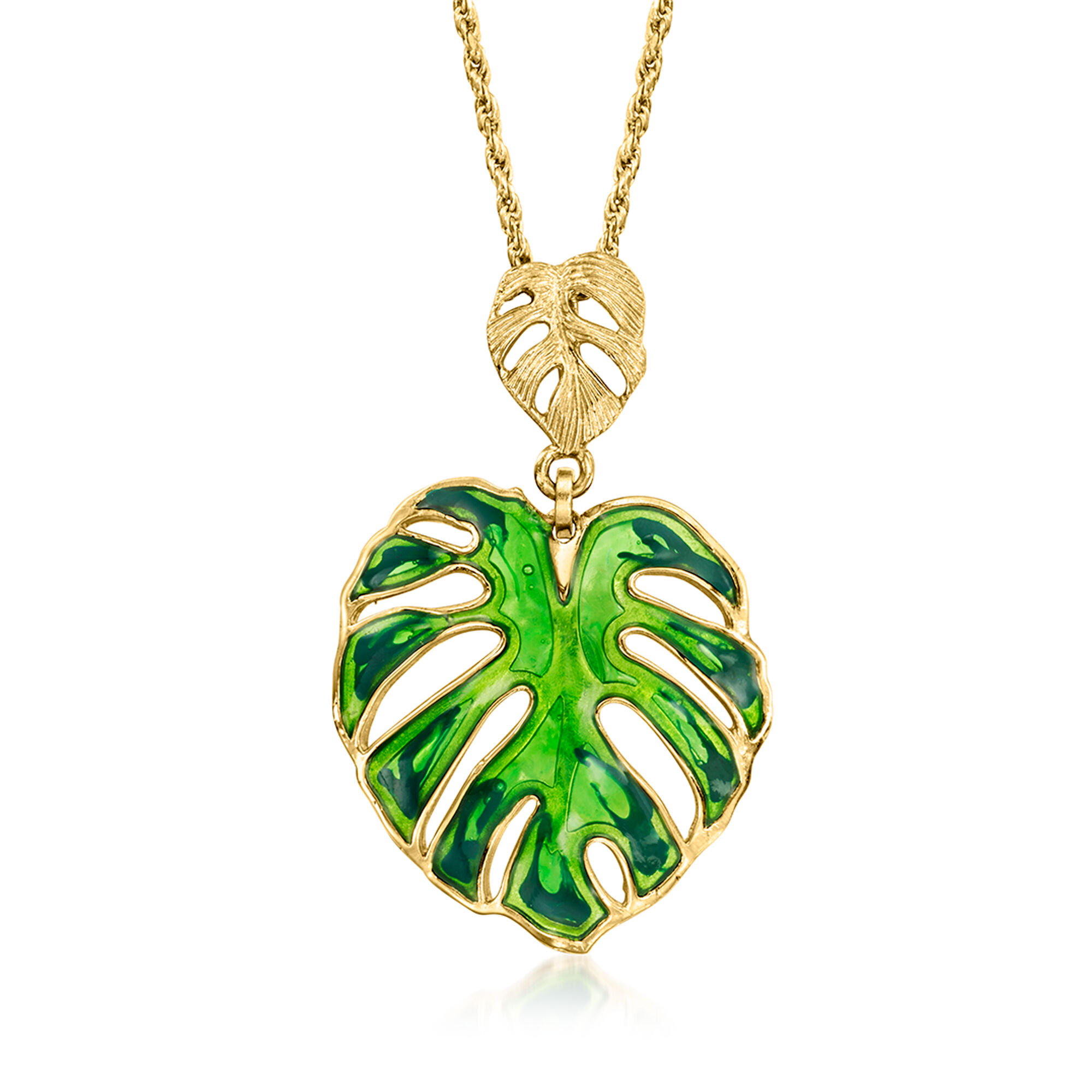 Palm leaf pendant deals