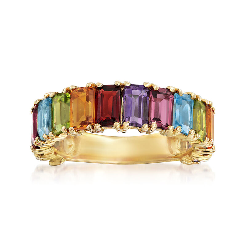 4.20 ct. t.w. Multi-Stone Ring in 14kt Yellow Gold image number 0