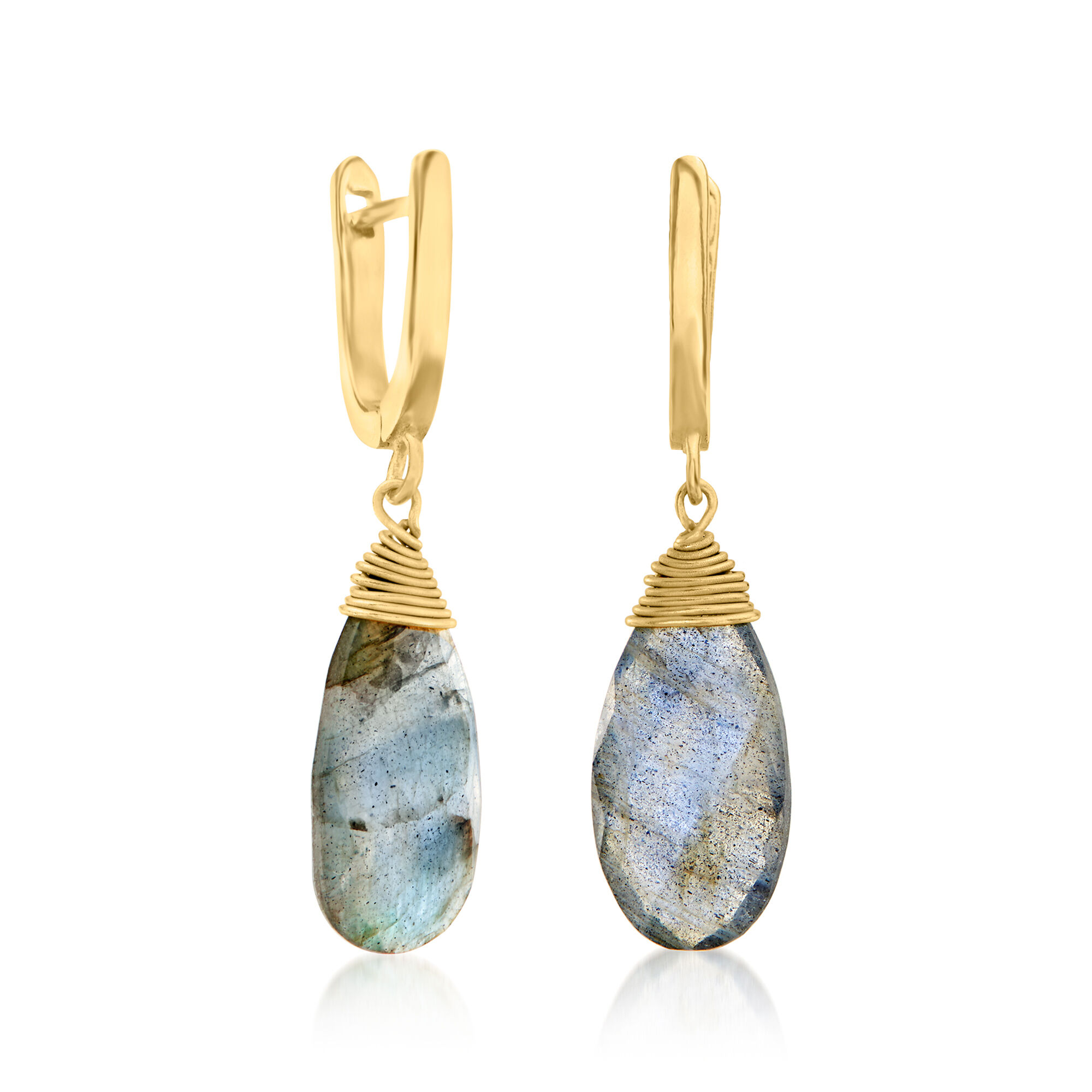 Labradorite drop earrings cheap