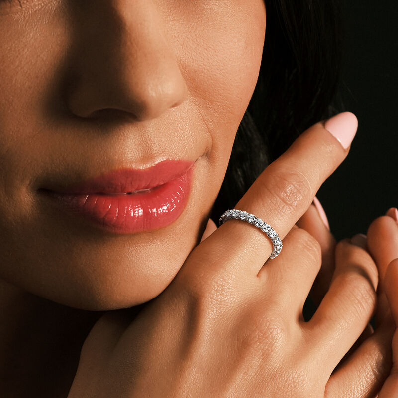 2.00 ct. t.w. Lab-Grown Diamond Eternity Band in 14kt White Gold image number 5