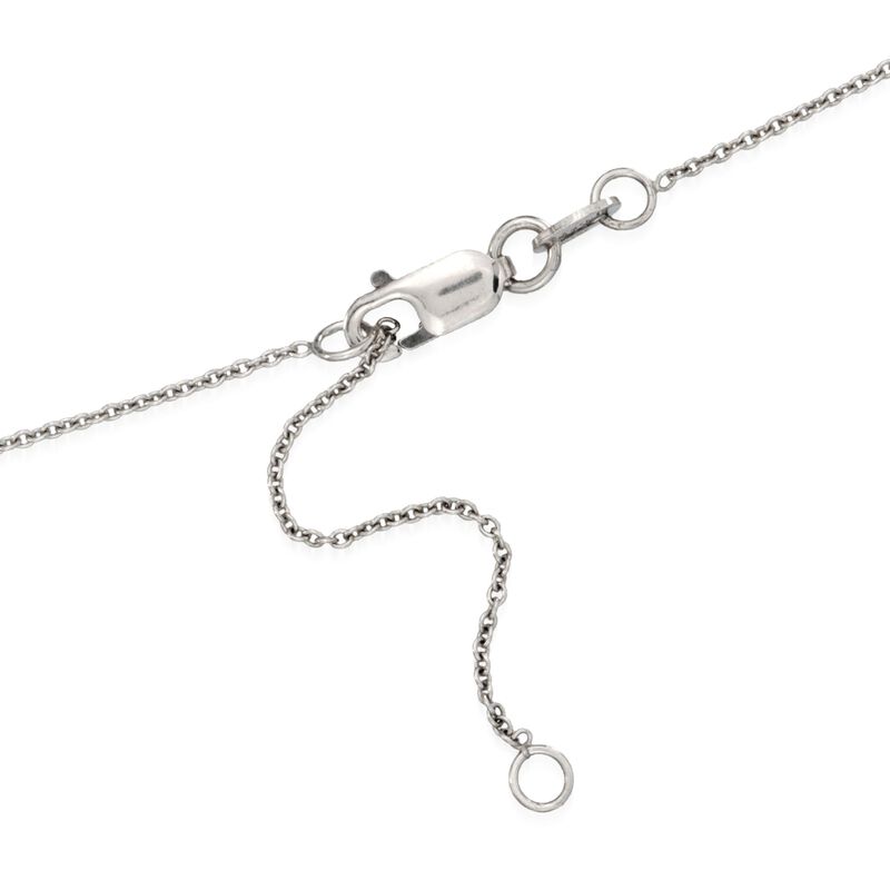 Roberto Coin &quot;Tiny Treasures&quot; Diamond Accent Star of David Necklace in 18kt White Gold image number 1