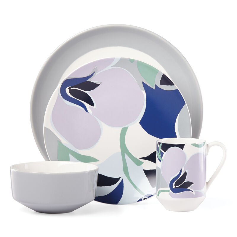 Kate Spade New York &quot;Nolita&quot; Blue Floral 4-pc. Place Setting image number 0