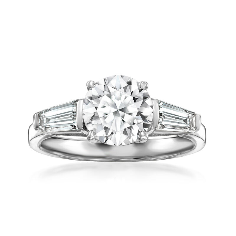 2.50 ct. t.w. Lab-Grown Diamond Ring in Platinum image number 0