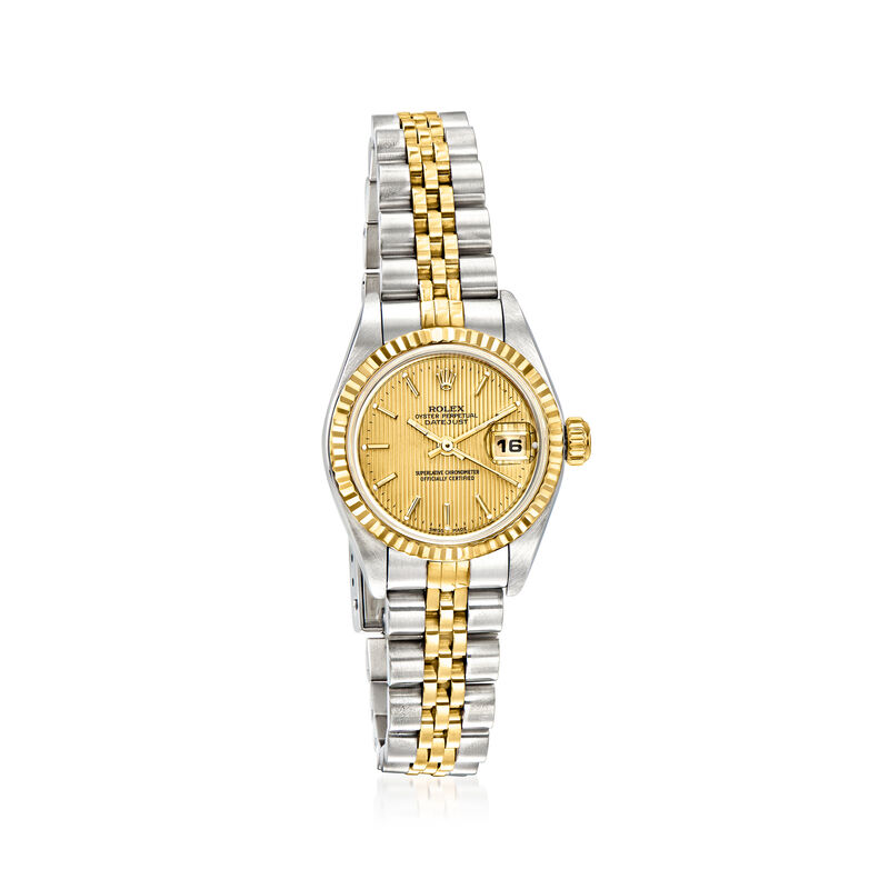 Pre-Owned Rolex Datejust Women's 26mm Automatic Stainless Steel and 18kt Yellow Gold Watch  image number 0