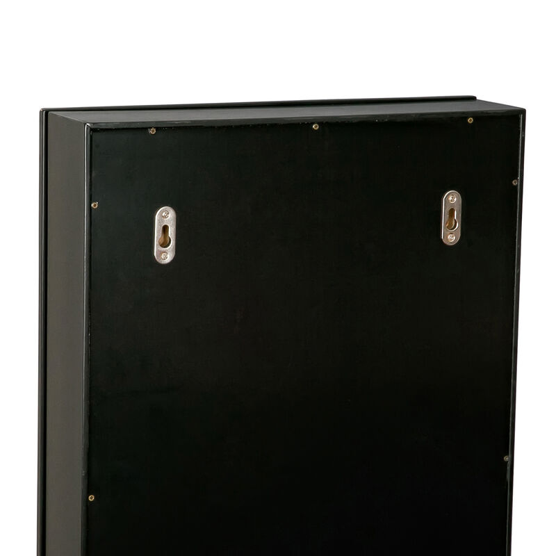 Mele & Co. "Victoria" Java-Finish Jewelry Armoire  image number 8